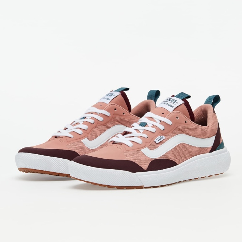 NWT- VANS UltraRange Exo, Pop Rose Dawn / True White / Pink / Red, womens Size 9
